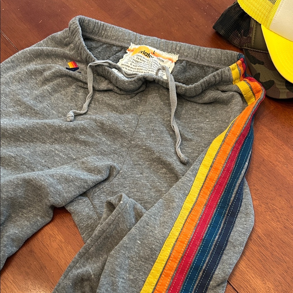 Aviator nation sweatpants large L preowned